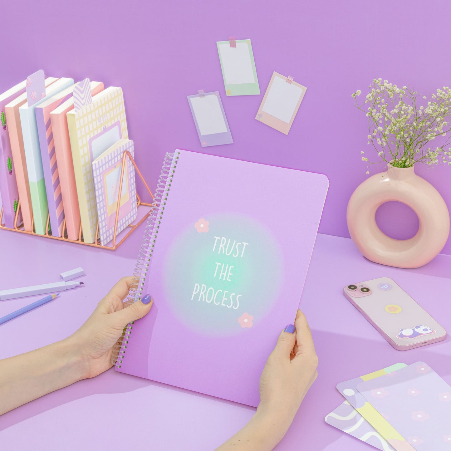 A4 Spiral Notebook "Trust the process"