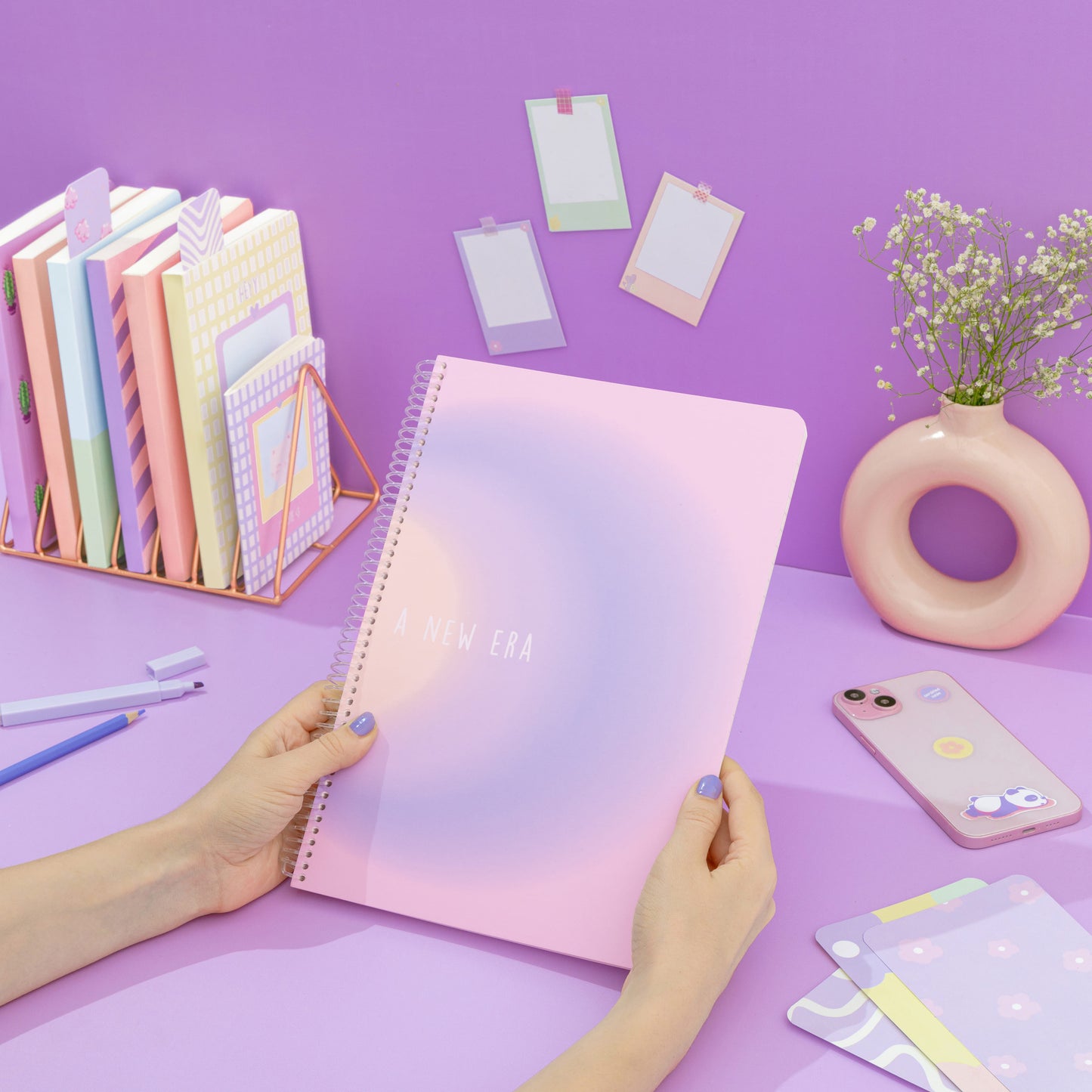 A4 spiral notebook "A new era"
