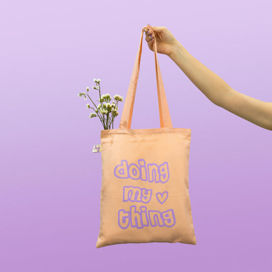 Tote bag "Doing my thing"
