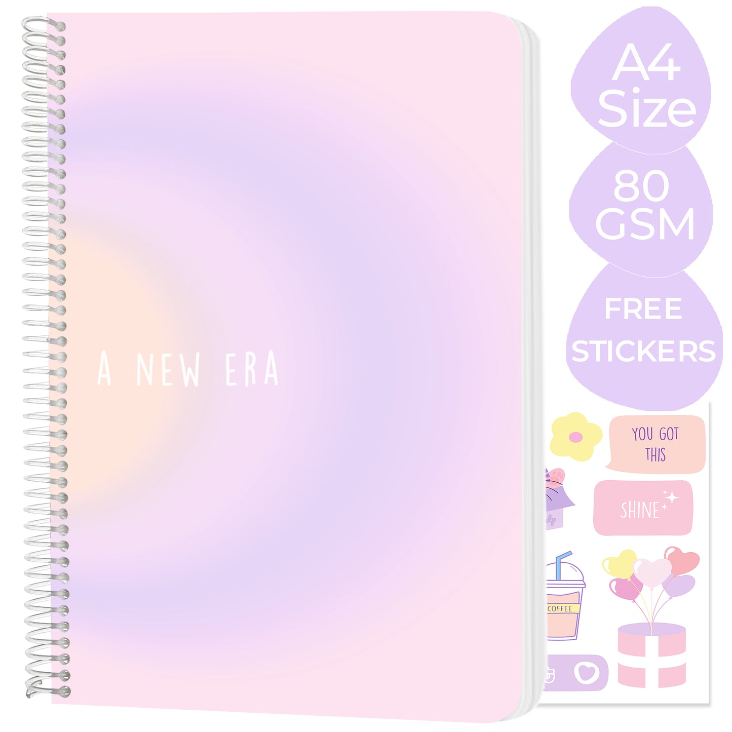 A4 spiral notebook "A new era"