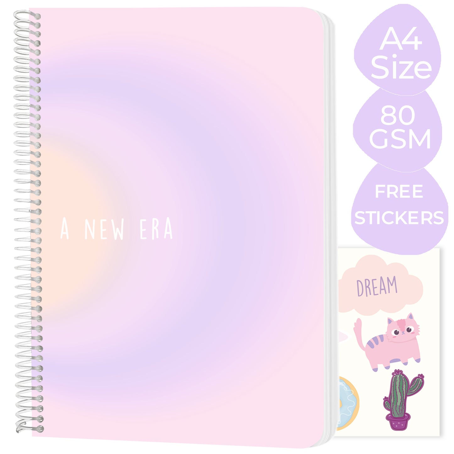 A4 spiral notebook "A new era"