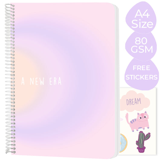 A4 spiral notebook "A new era"