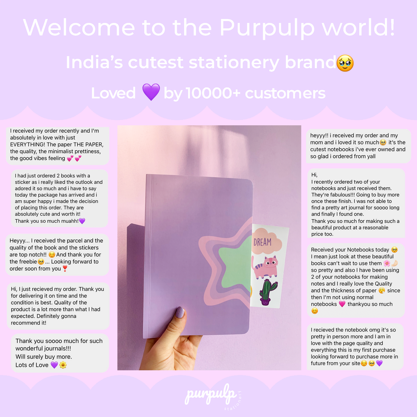 Multi-purpose A5 Notebook "You are a star"