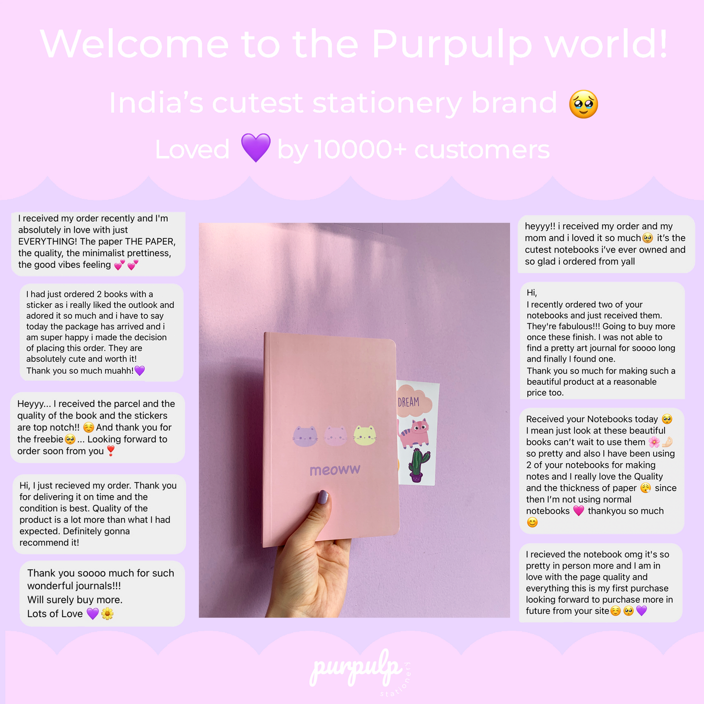 Multi-purpose A5 Notebook "Meoww"