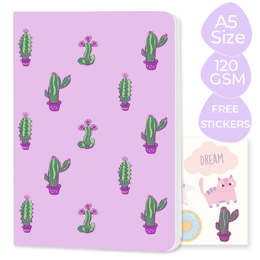 Multi-purpose A5 Notebook "Cactus"