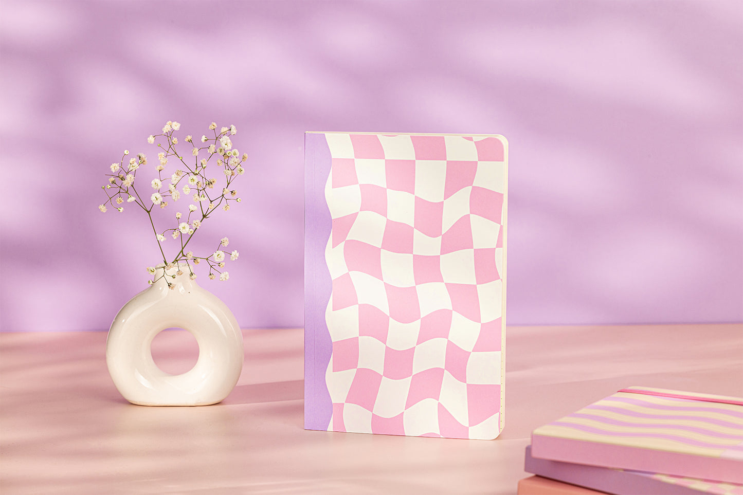 A5 Notebook "Dancing Checkers"