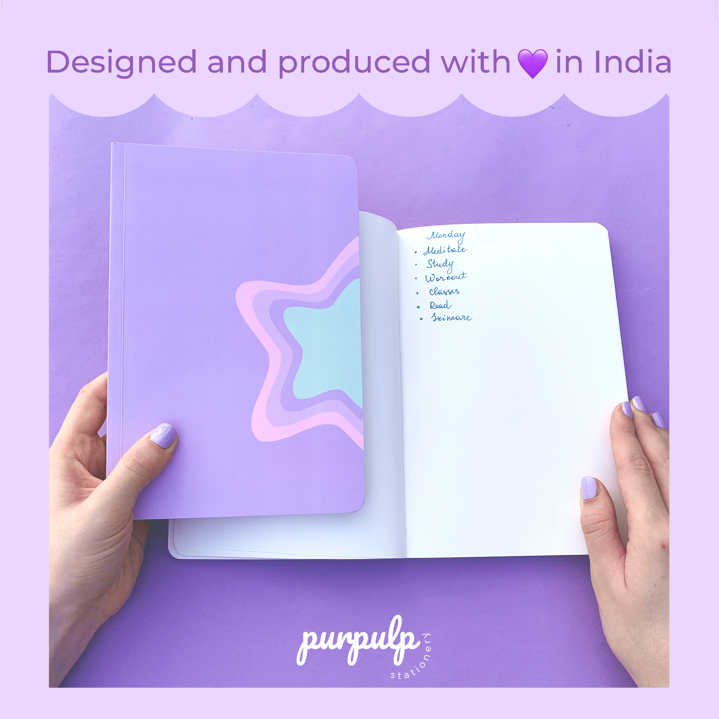 Multi-purpose A5 Notebook "You are a star"