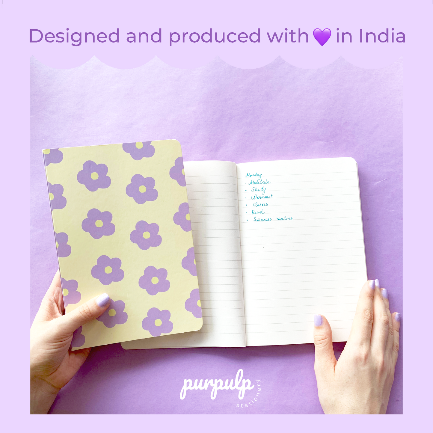 Multi-purpose A5 Notebook "Sunny bouquet''