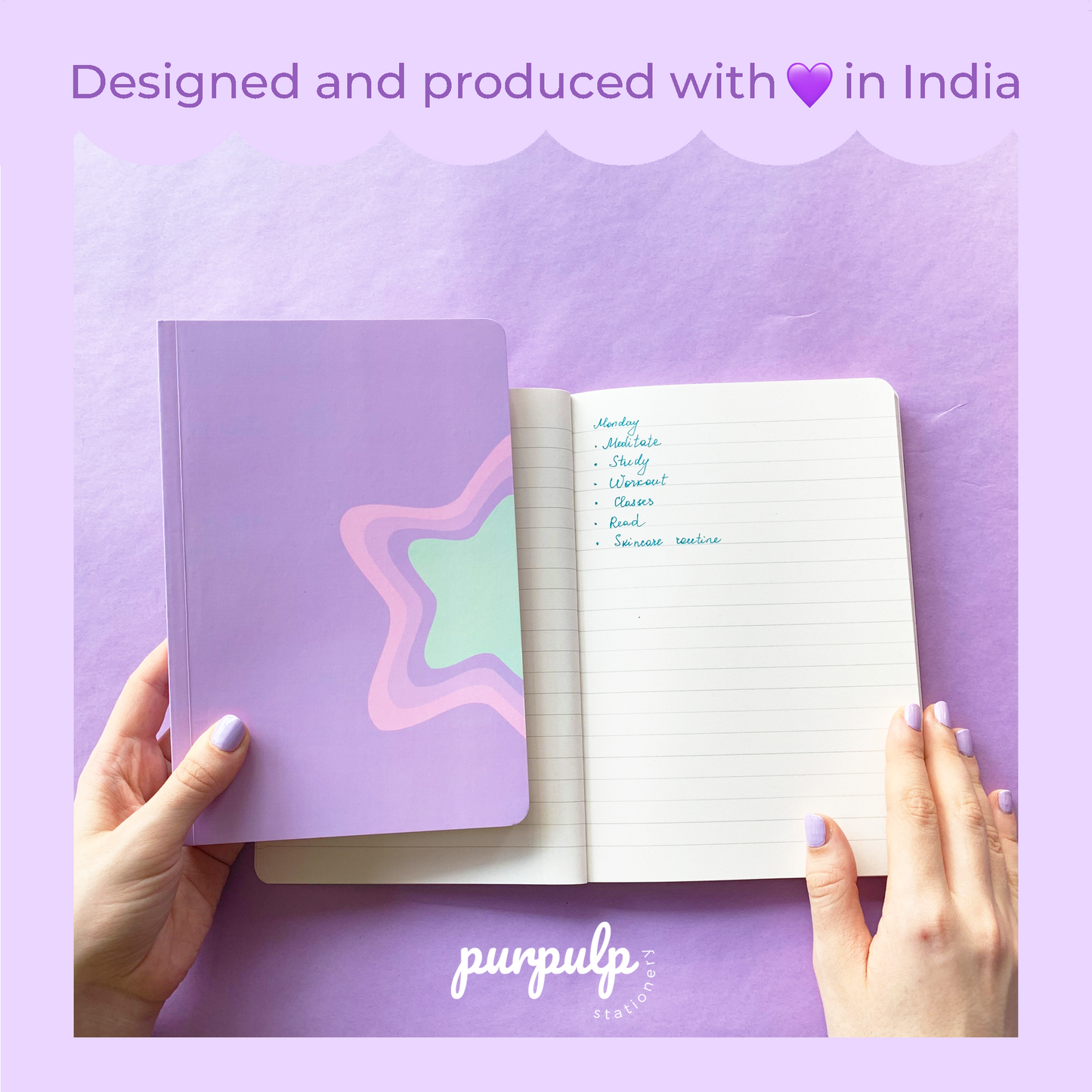 Multi-purpose A5 Notebook "You are a star"