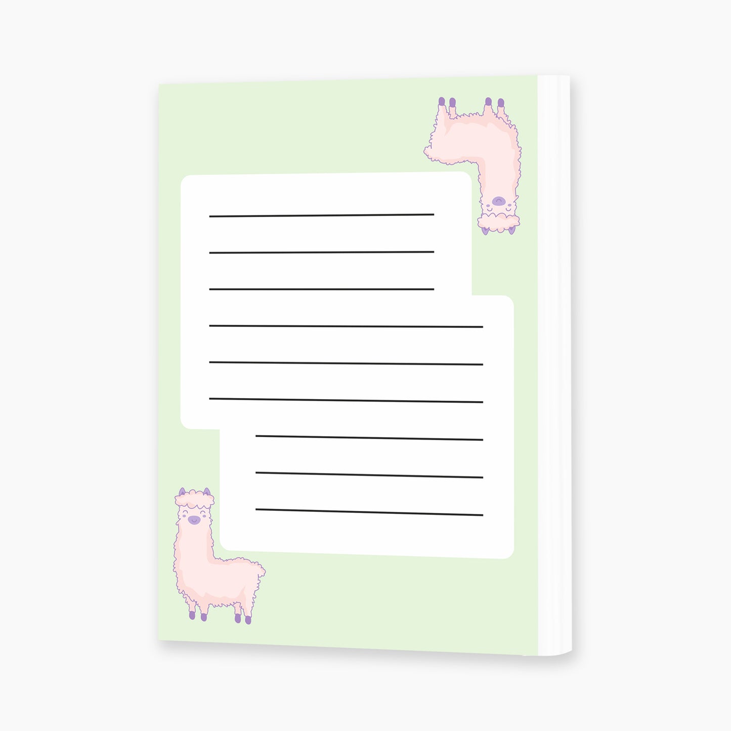 Pocket Notepad - Lama (green)