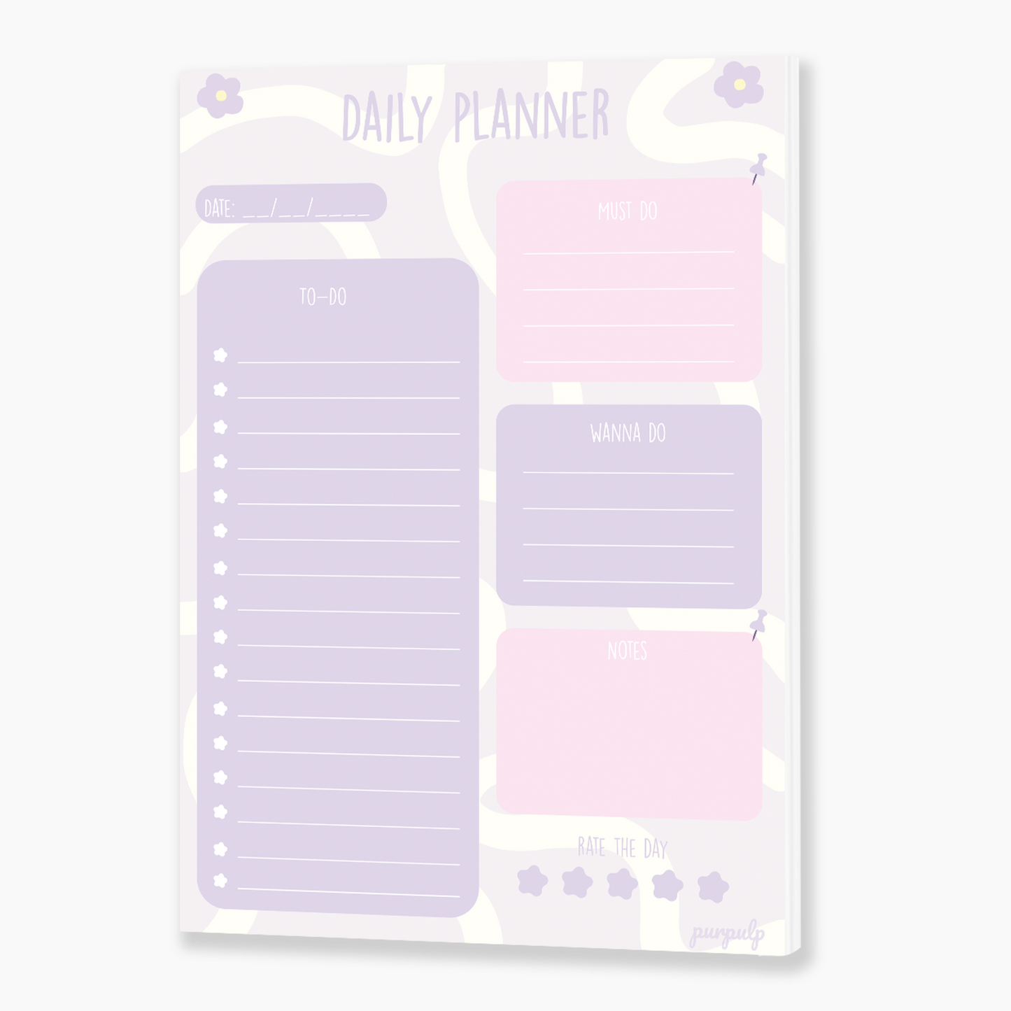 Daily Planner - Wavy Day