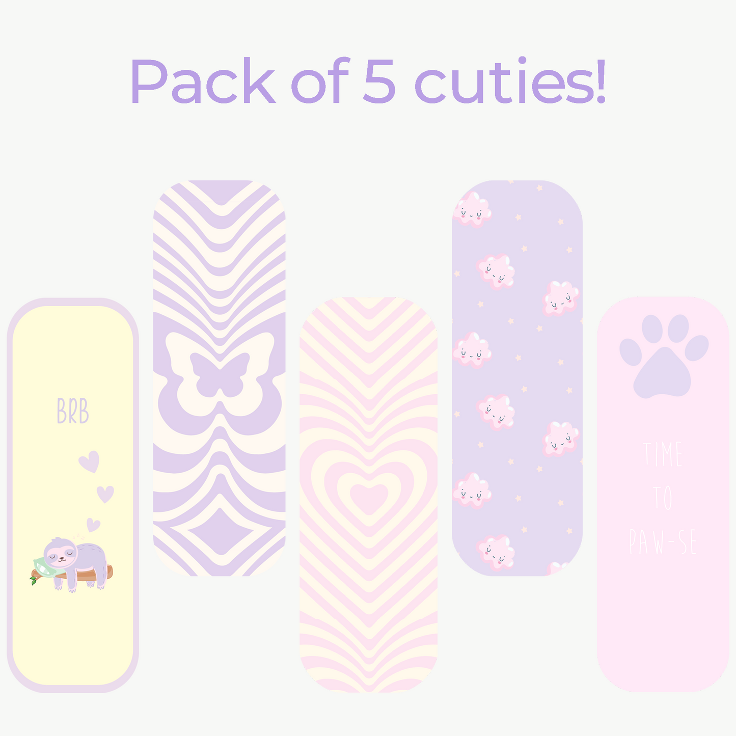 Candy Floss Gift Set: Tote Bag, Multi-purpose A5 Notebook, Pocket Notebooks, Pocket Notepad, Bookmarks, Sticker Sheet & Gift Bag