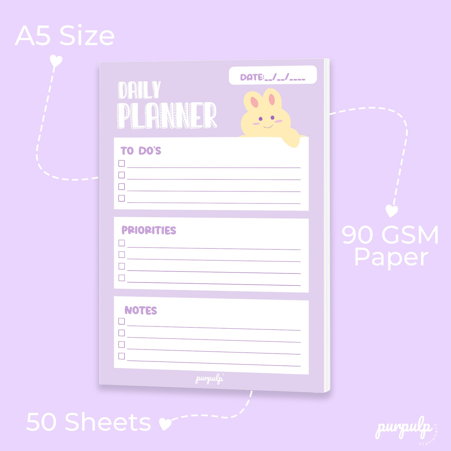 Daily Planner - Busy Bunny