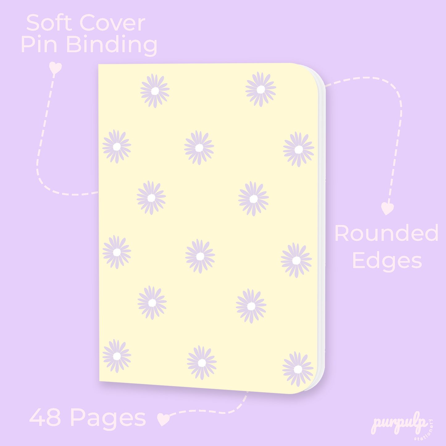 Pocket Notebook "Purple Meadow"