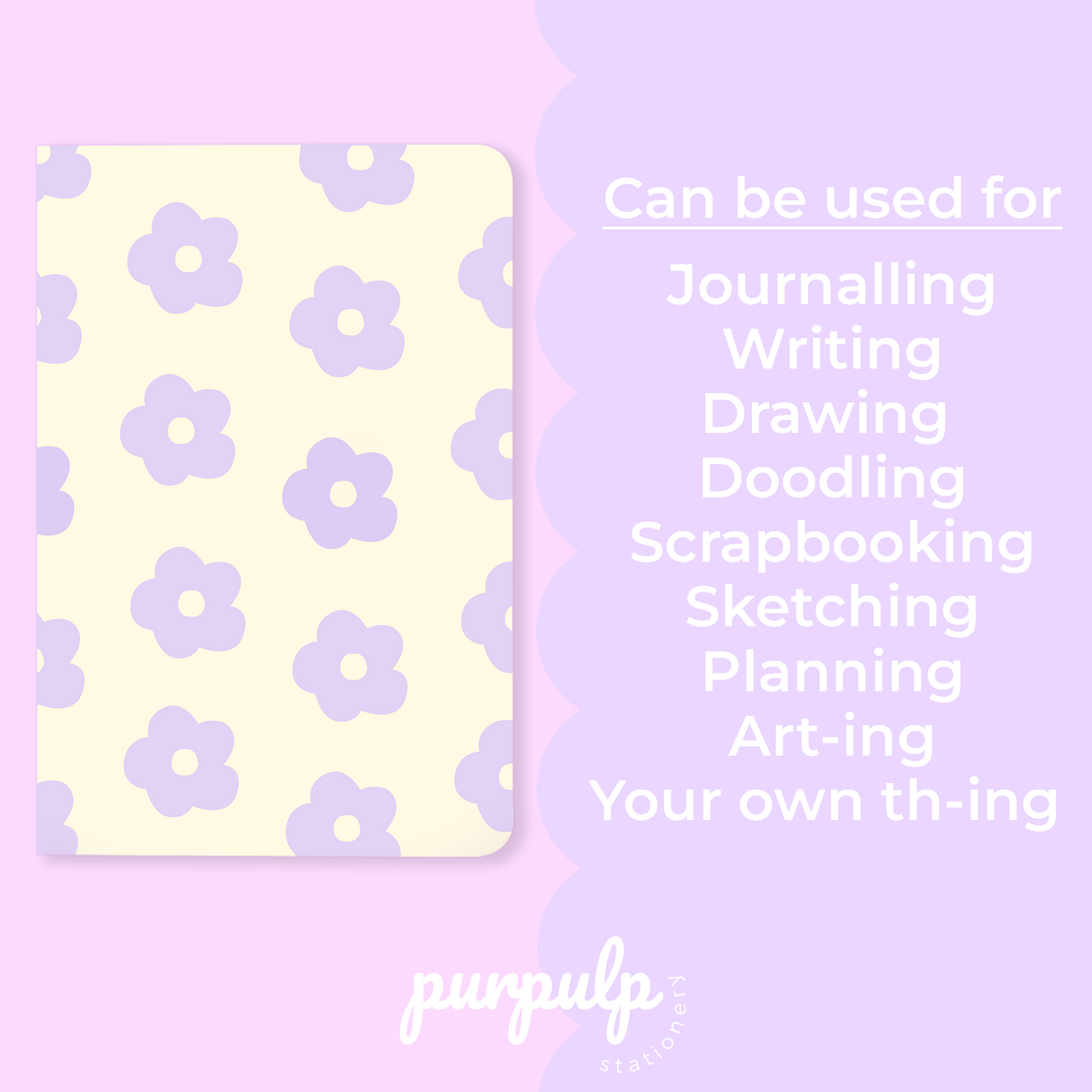 Multi-purpose A5 Notebook "Sunny bouquet''