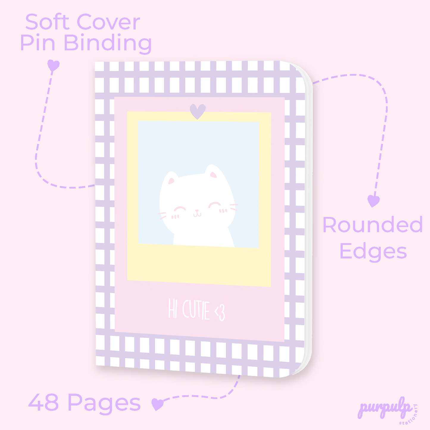 Pocket Notebook "Hi cutie"