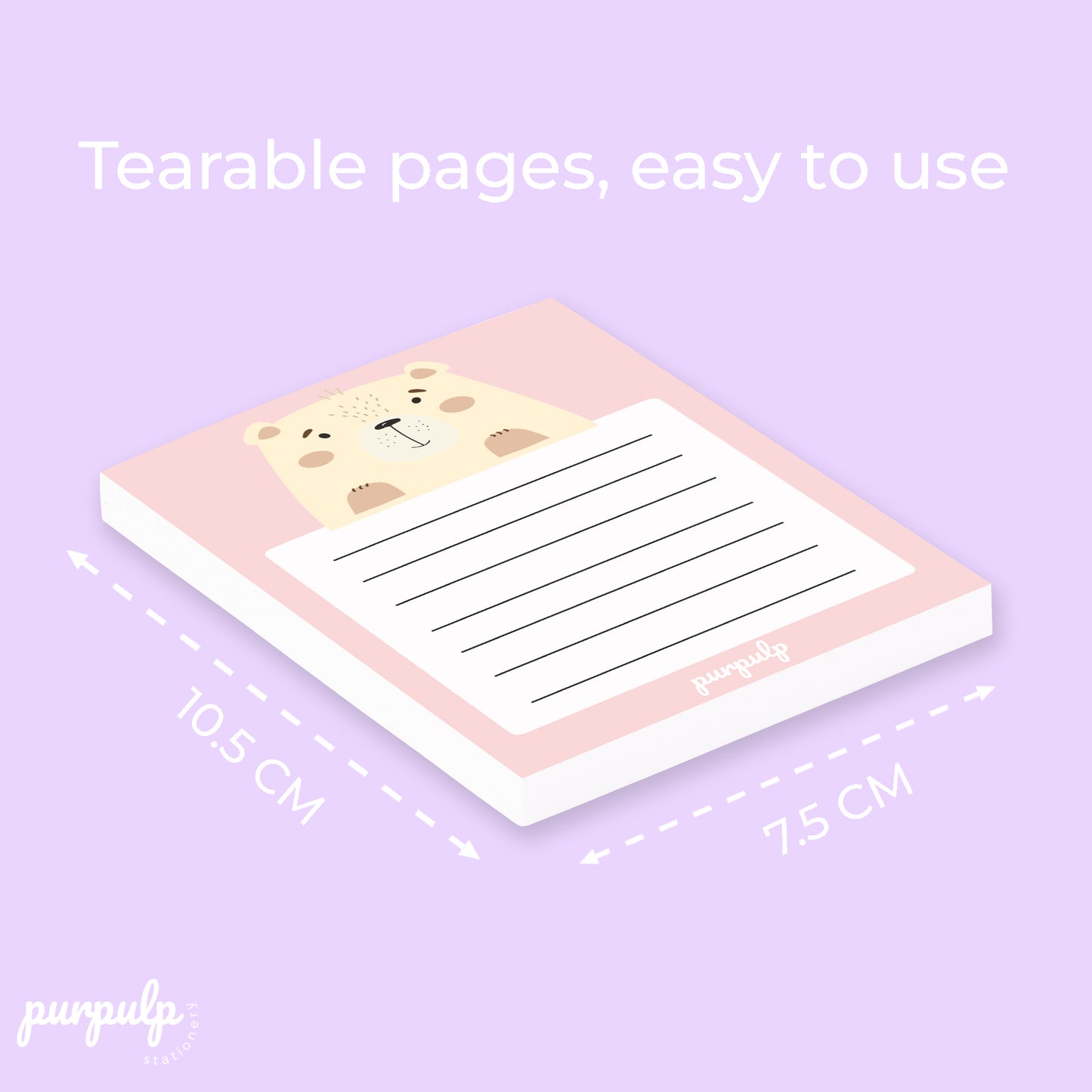 Pocket Notepad - Bear