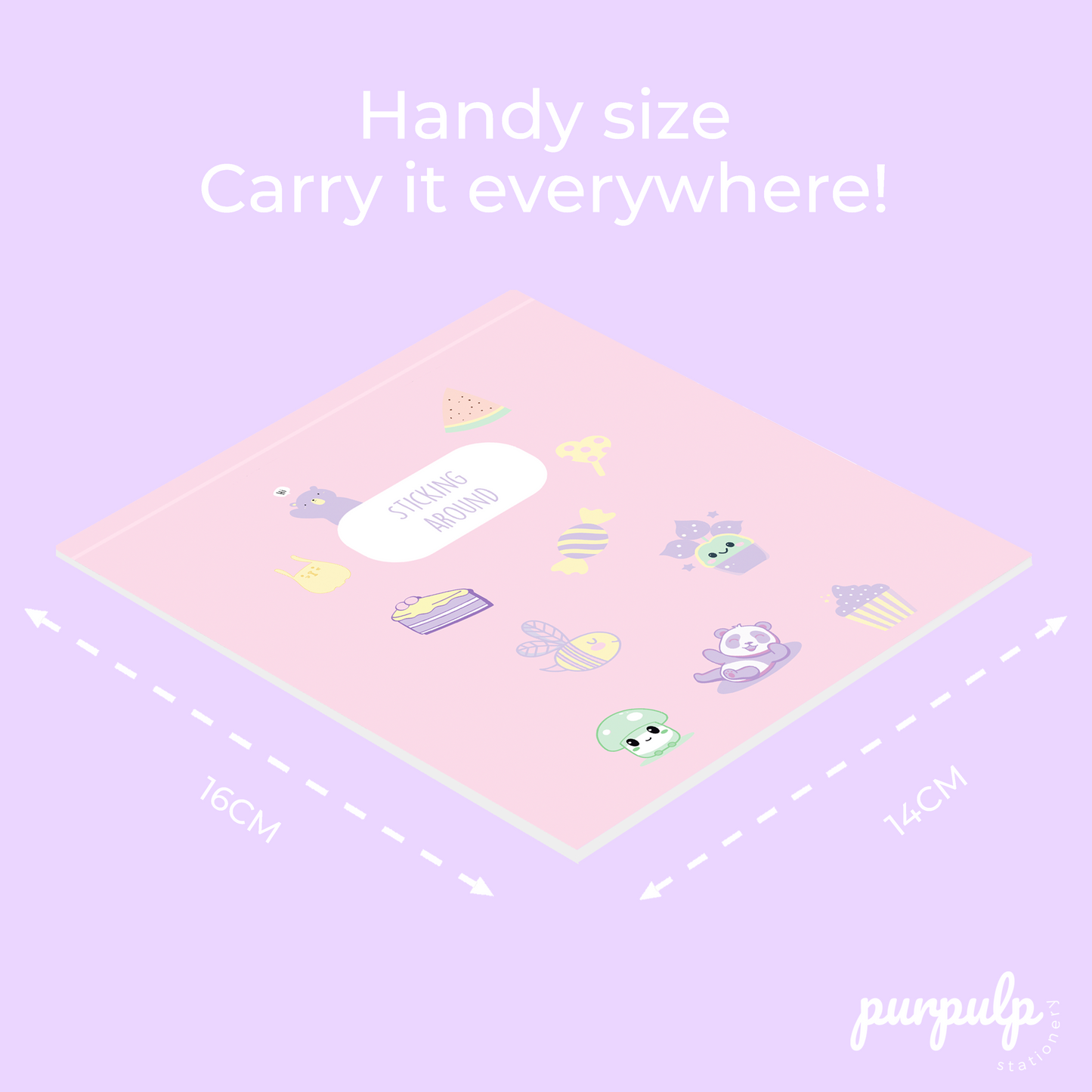 OOPS Edition: 220+ Sticker Book - Sticking Around – 12 Decorative Sticker Sheets for Journals, Laptops & Planners
