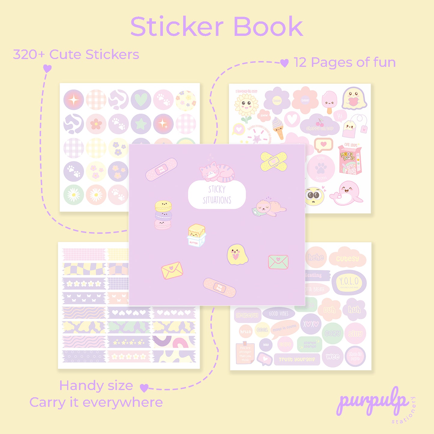 Sticker book "Sticky situations"