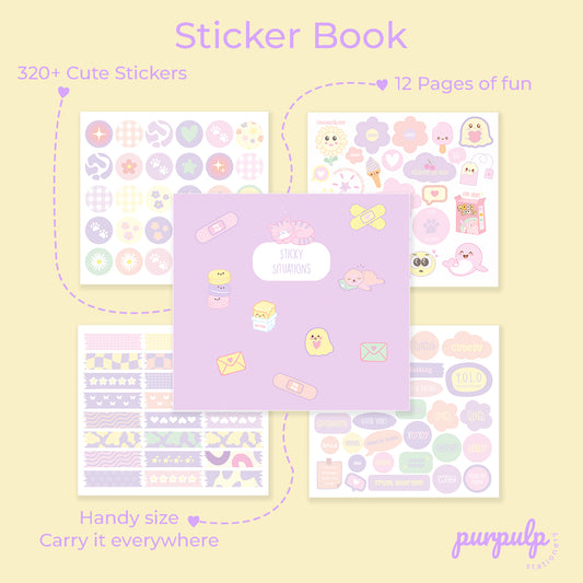 Sticker book "Sticky situations"