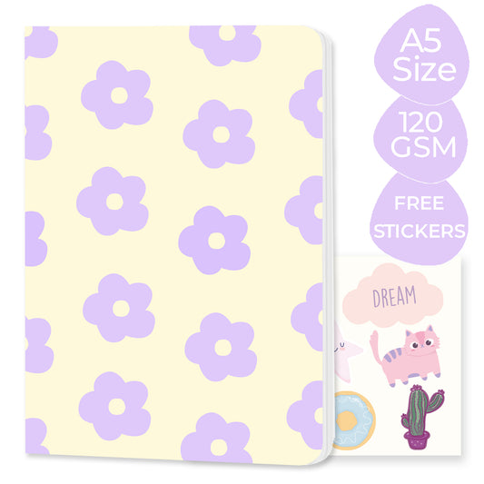 Multi-purpose A5 Notebook "Sunny bouquet''