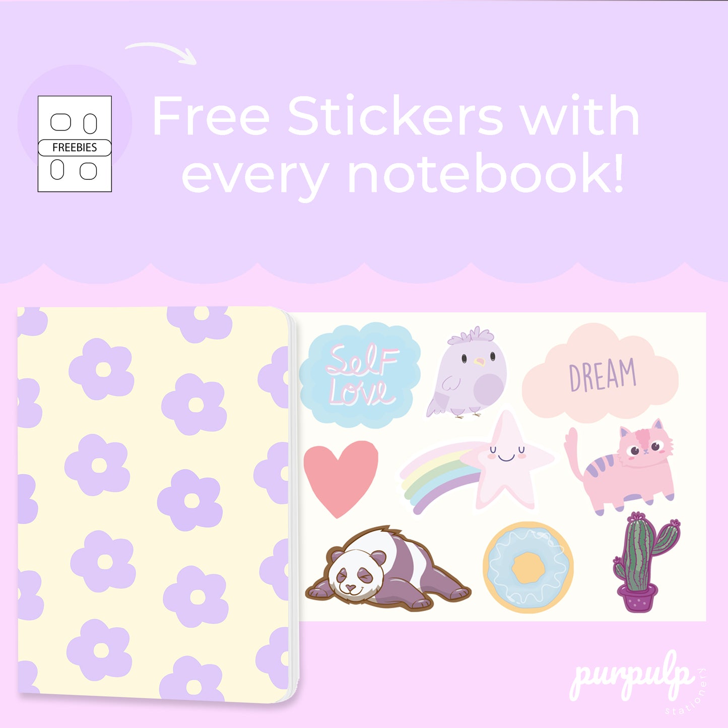 Multi-purpose A5 Notebook "Sunny bouquet''