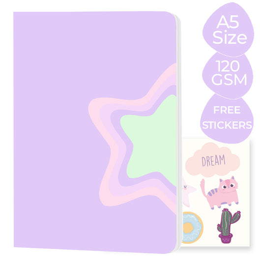 Multi-purpose A5 Notebook "You are a star"