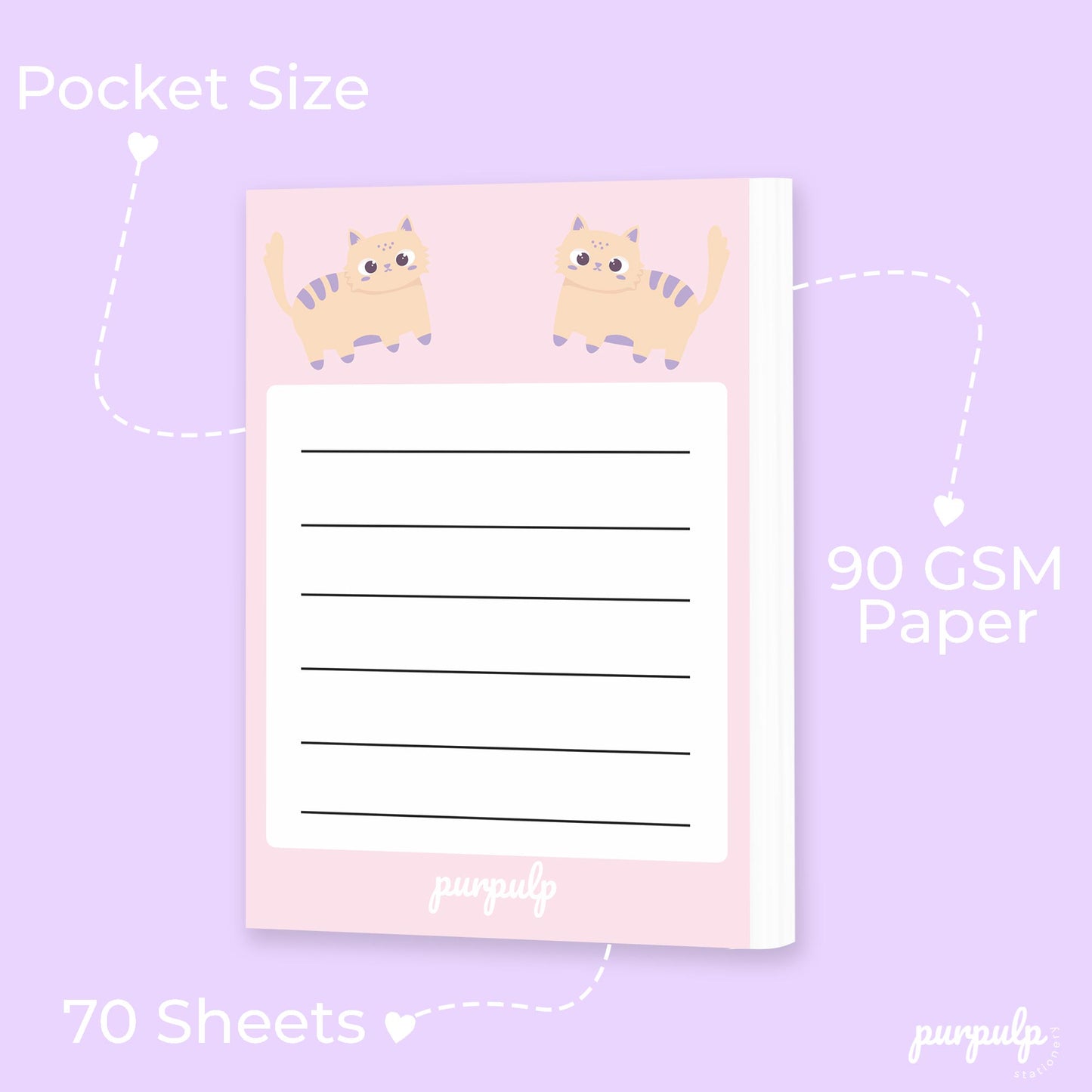 Pocket Notepad - Cats