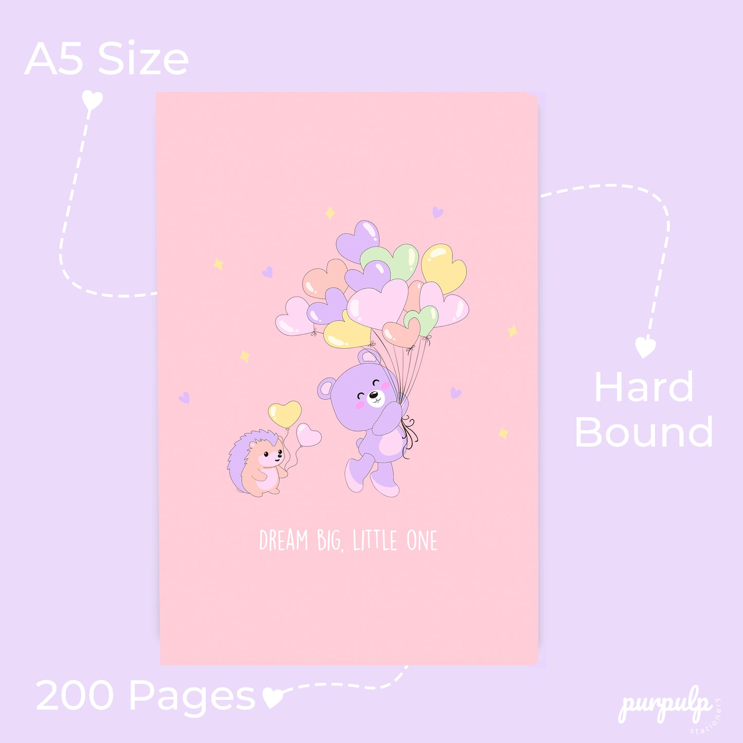 Undated yearly planner - Dream big, little one