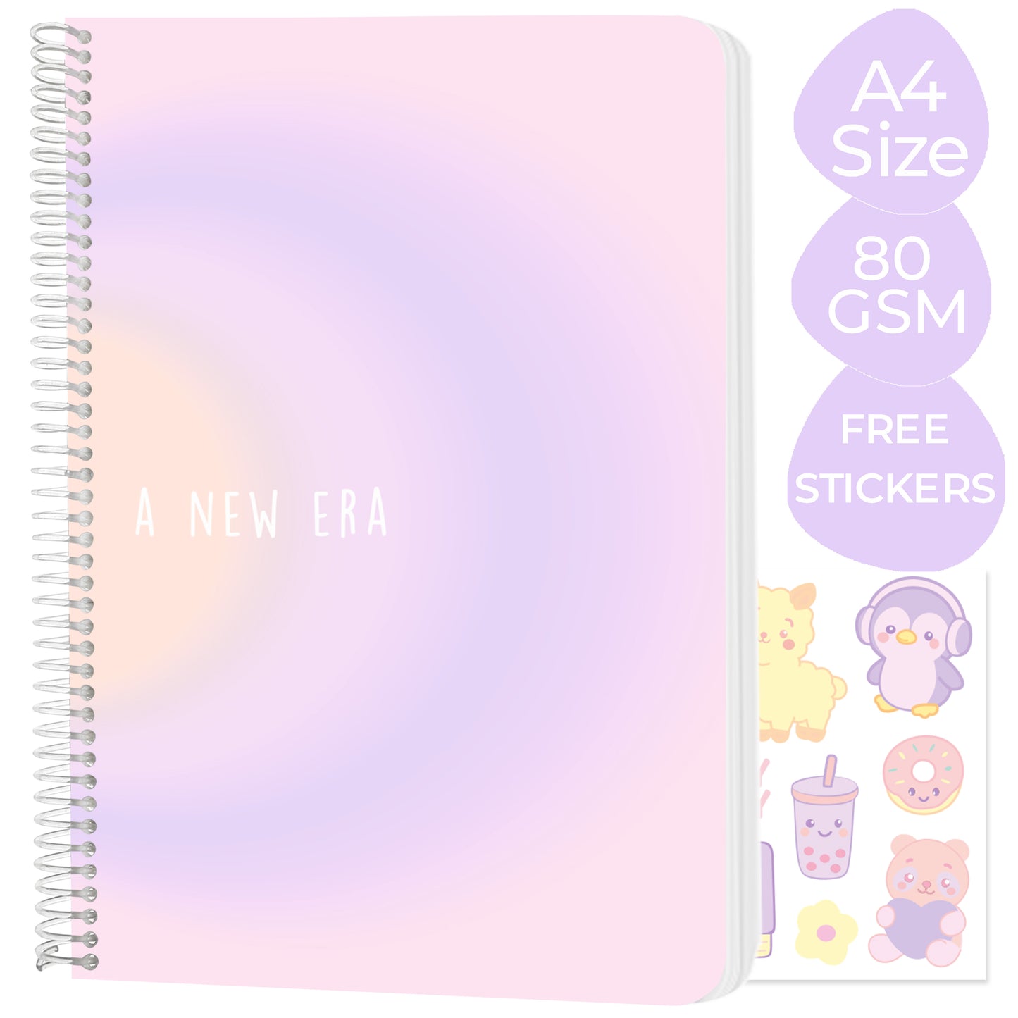 A4 spiral notebook "A new era"