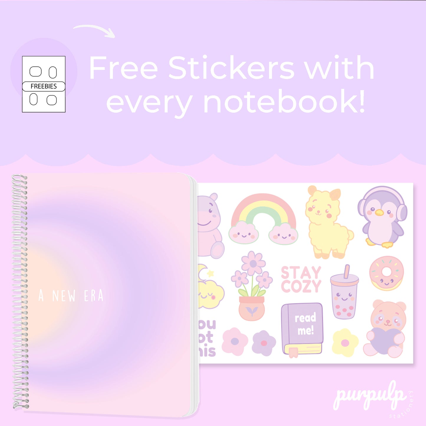 A4 spiral notebook "A new era"