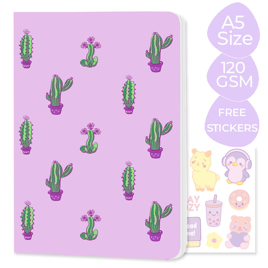 Multi-purpose A5 Notebook "Cactus"