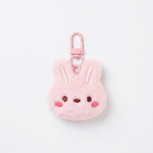 Cute & Soft Keychain Bag Charm - Pudding the Pink Rabbit