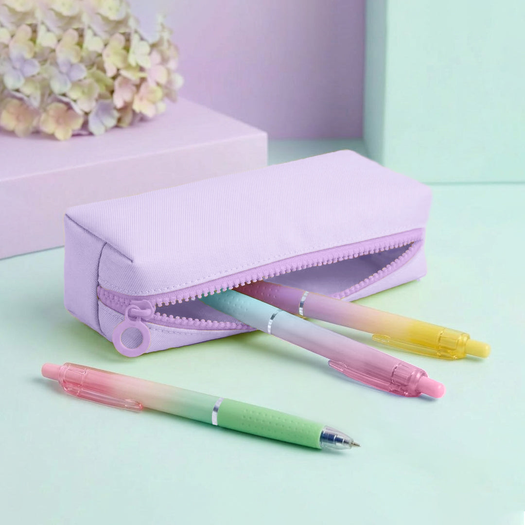 The Pastel Pencil Pouch - Purple