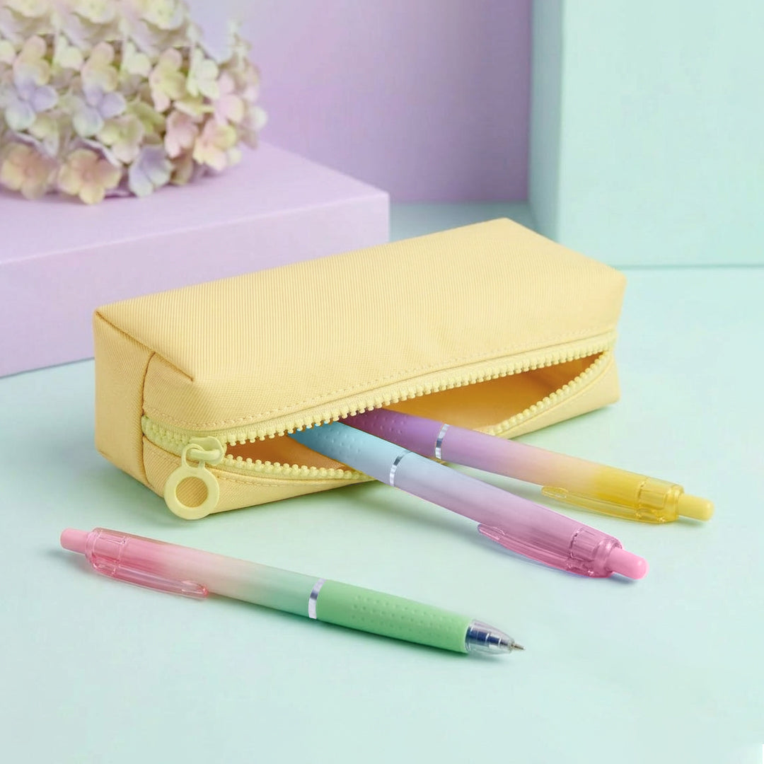 The Pastel Pencil Pouch - Yellow