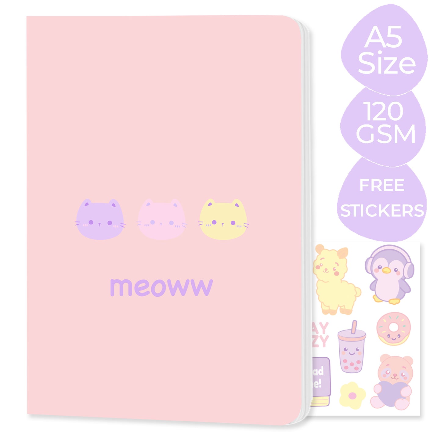 Mega Bundle: A4 Spiral Notebook, Tote Bag, Multi-purpose A5 notebook, A5 Notepad, Sticker Book, Pocket Notebook & Notepad, Bookmarks, Polaroid Cards & Postcards, Affirmation & Greeting Cards, Planner