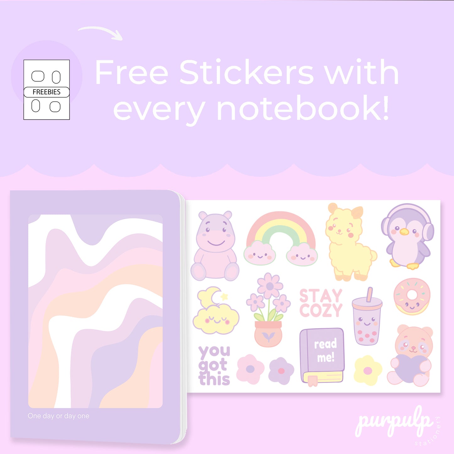 Multi-purpose A5 Notebook "One day or day one"