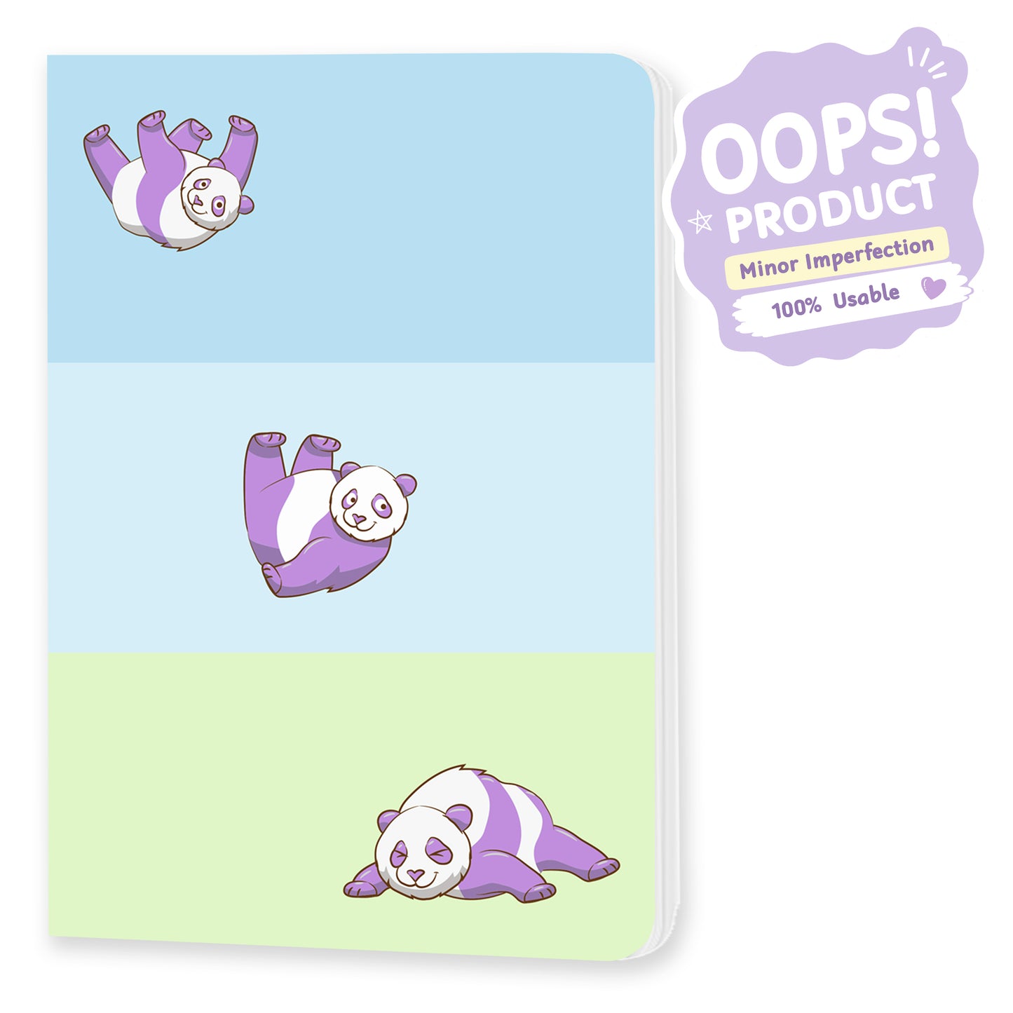 OOPS Edition: A5 Softcover Notebook "Fries" – 160 Pages, 120 GSM Thick Paper (No Bleed-Through)