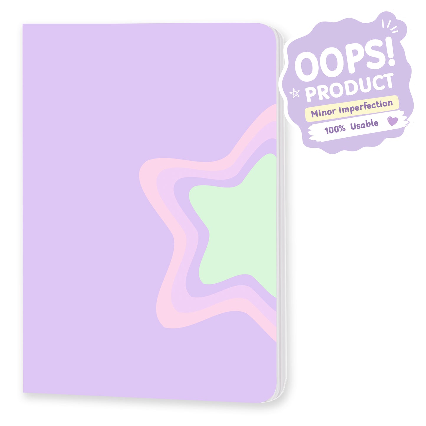 OOPS Edition: A5 Softcover Notebook "You are a star" – 160 Pages, 120 GSM Thick Paper (No Bleed-Through)