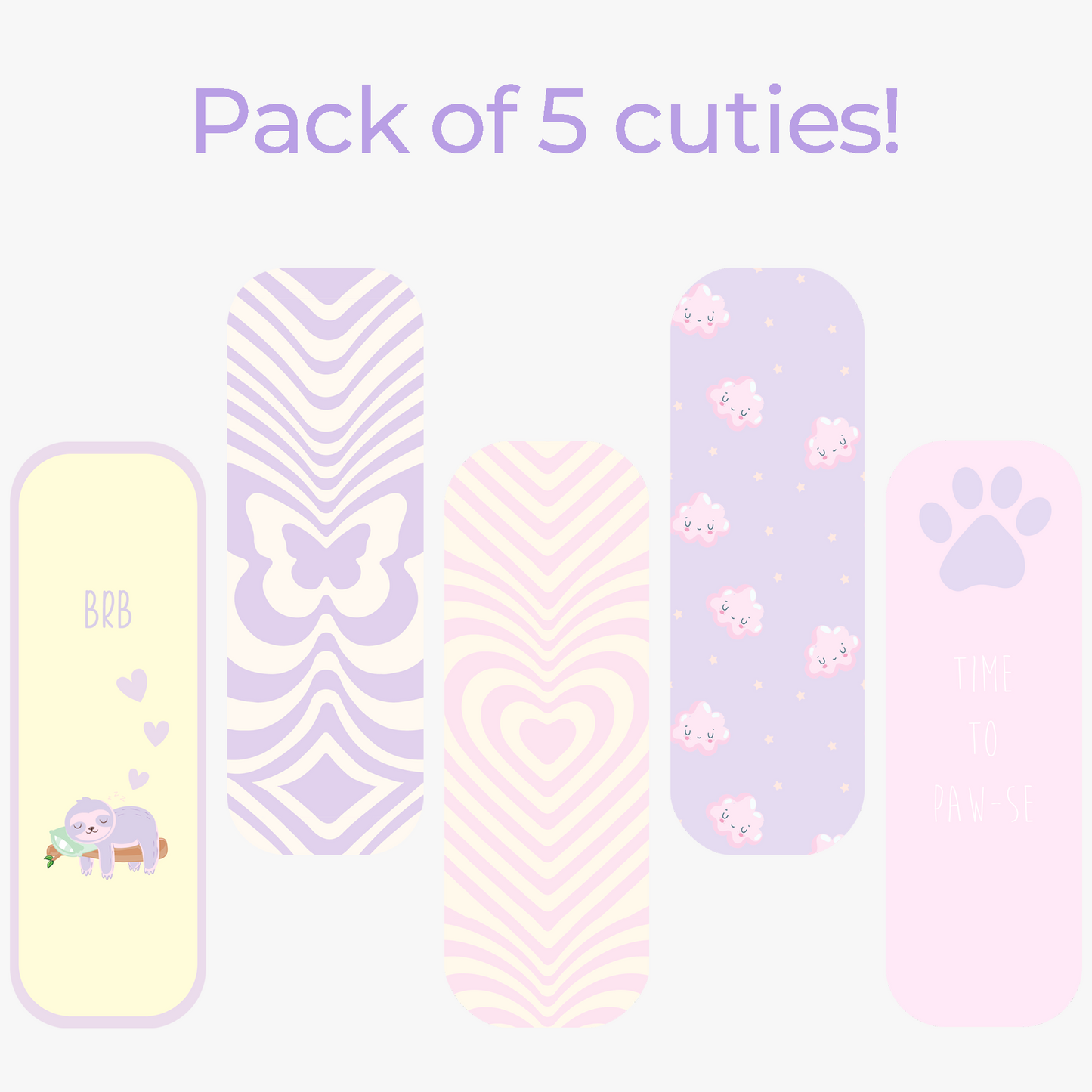 Bookmarks - Pack of 5