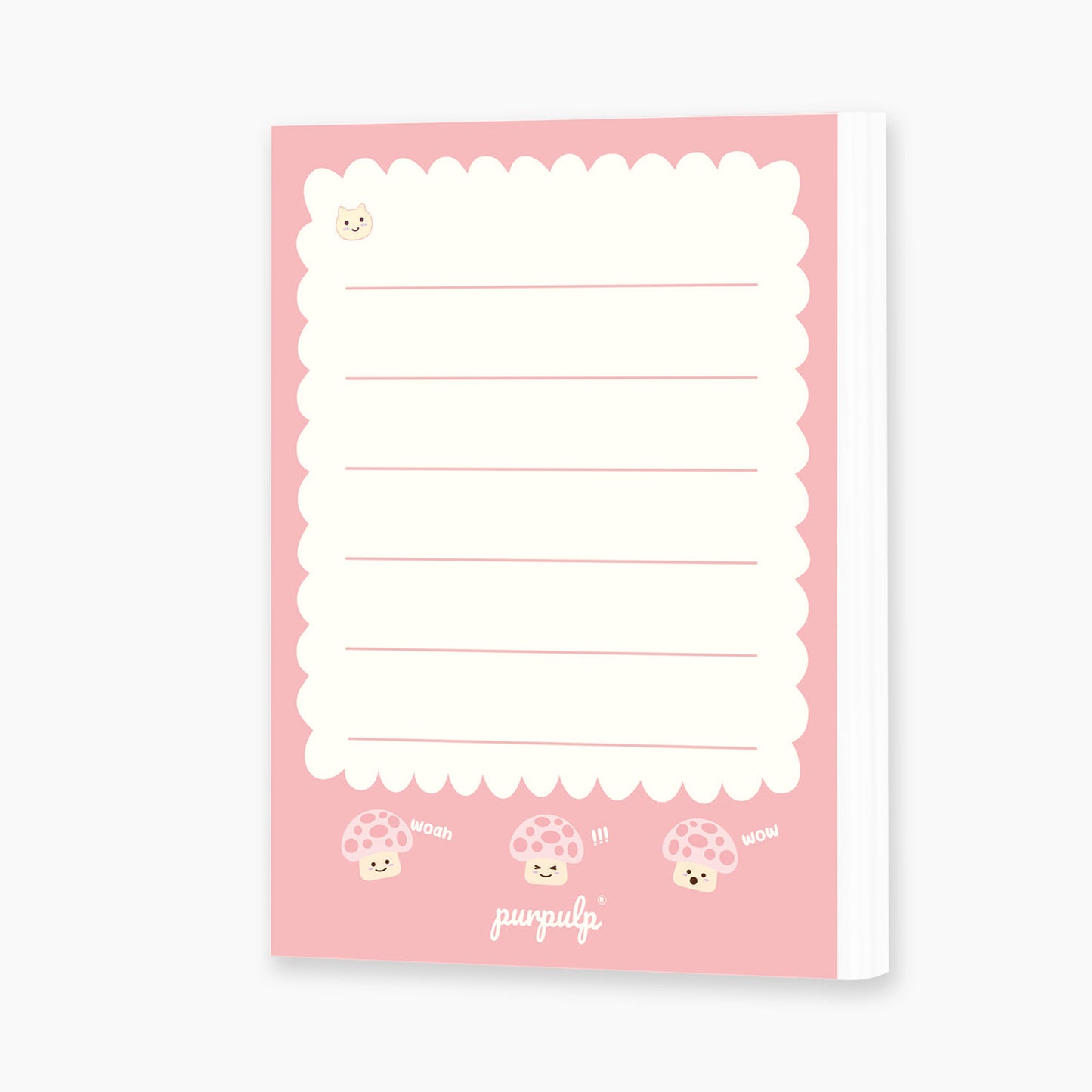 Pocket Sized To-Do Notepad (Happy Mushrooms) – 70 Sheets, 90 GSM Paper (10.5 × 7.5 cm)