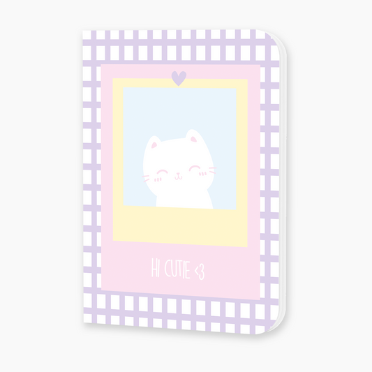 Pocket notebook "Hi cutie"