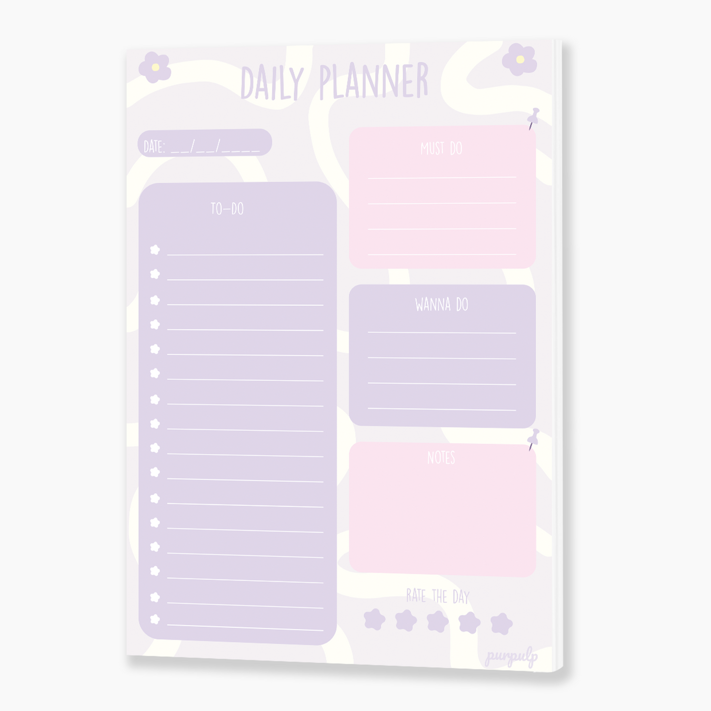 Daily planner - Wavy day