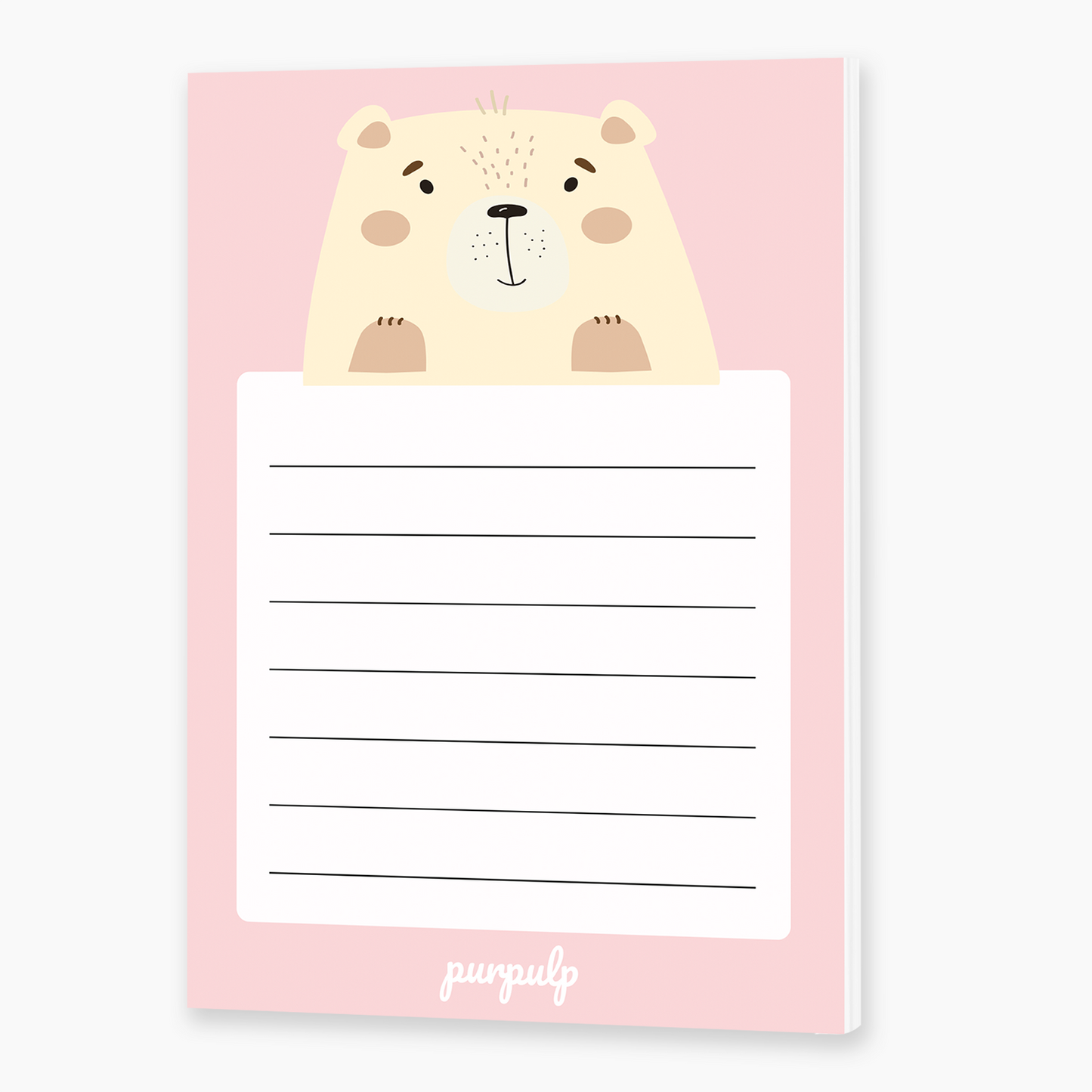 A5 Notepad - Bear