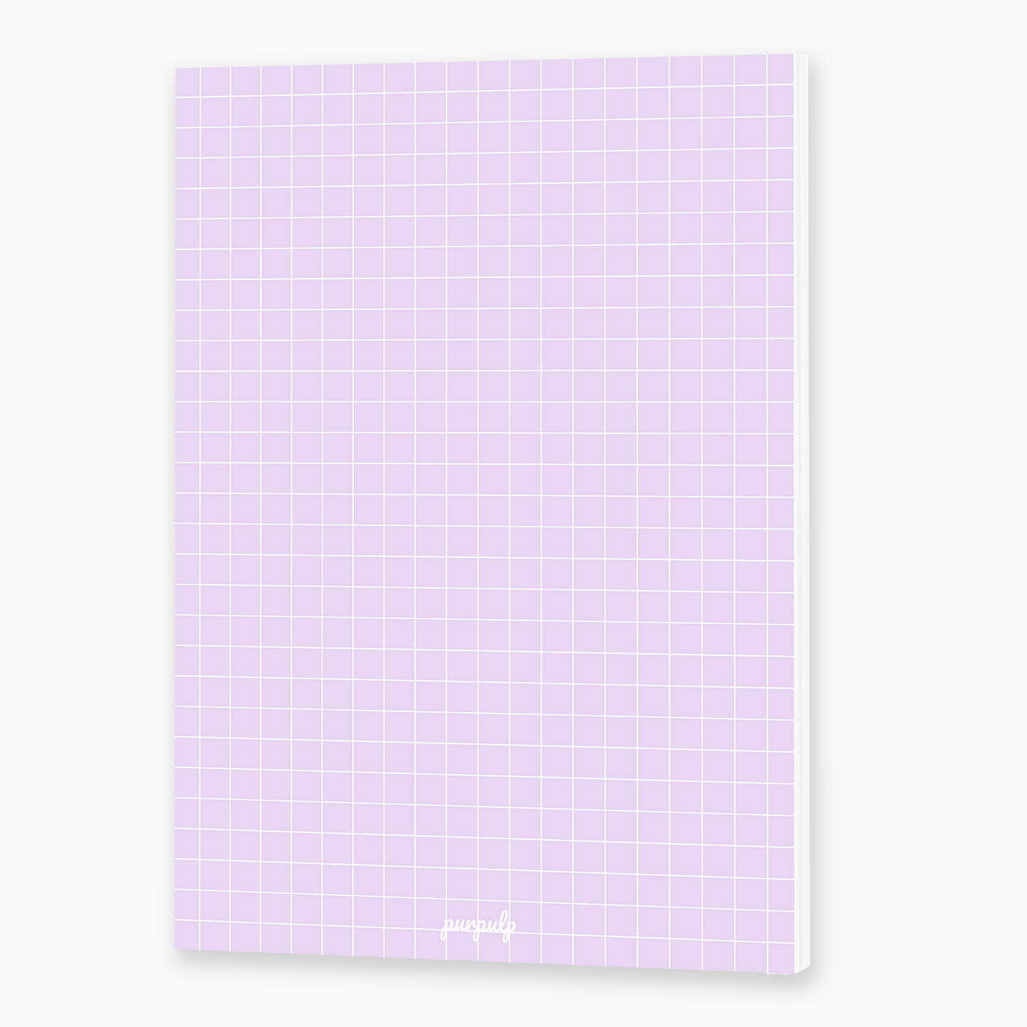 Purplish grid A5 Notepad