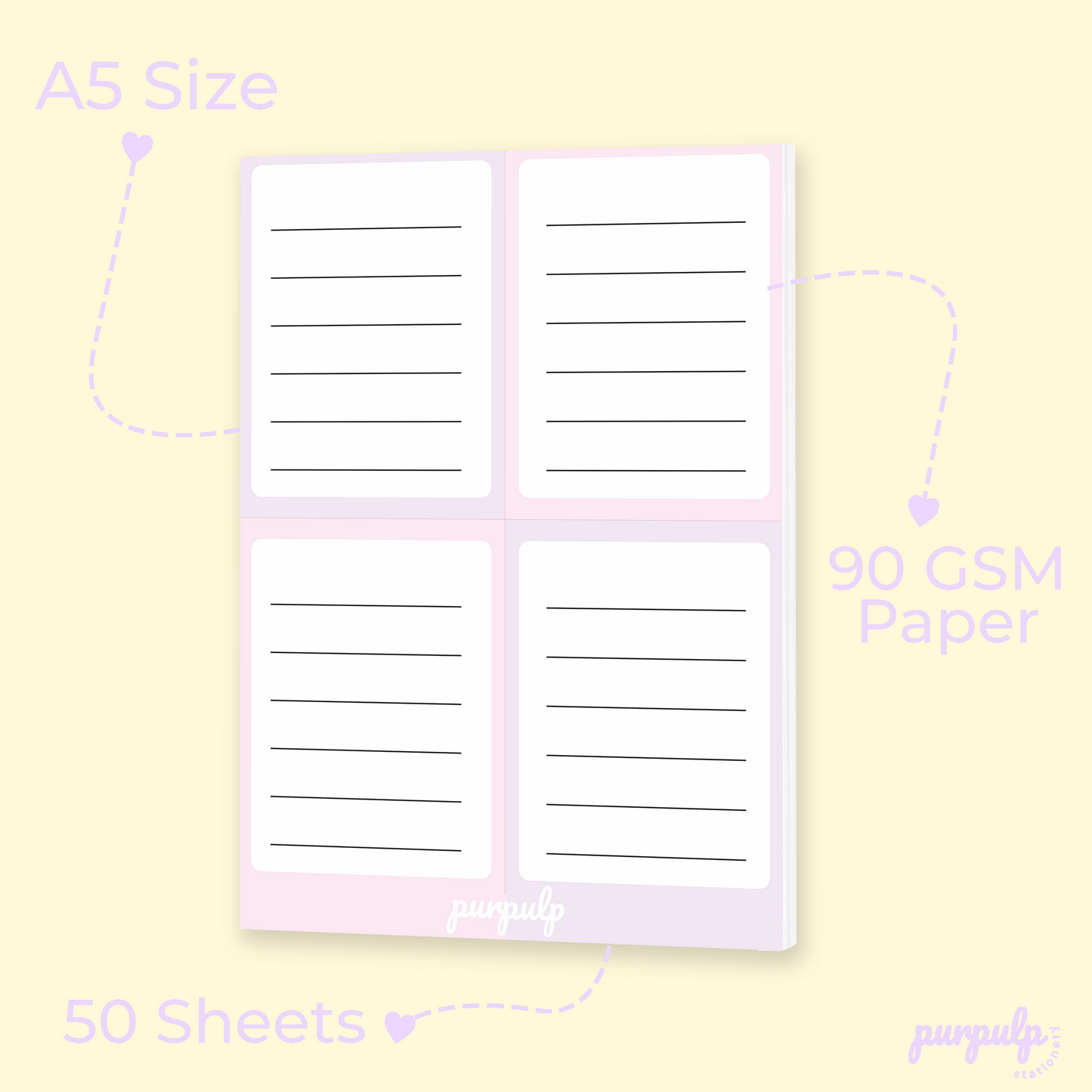 A5 Notepad - 4 in 1