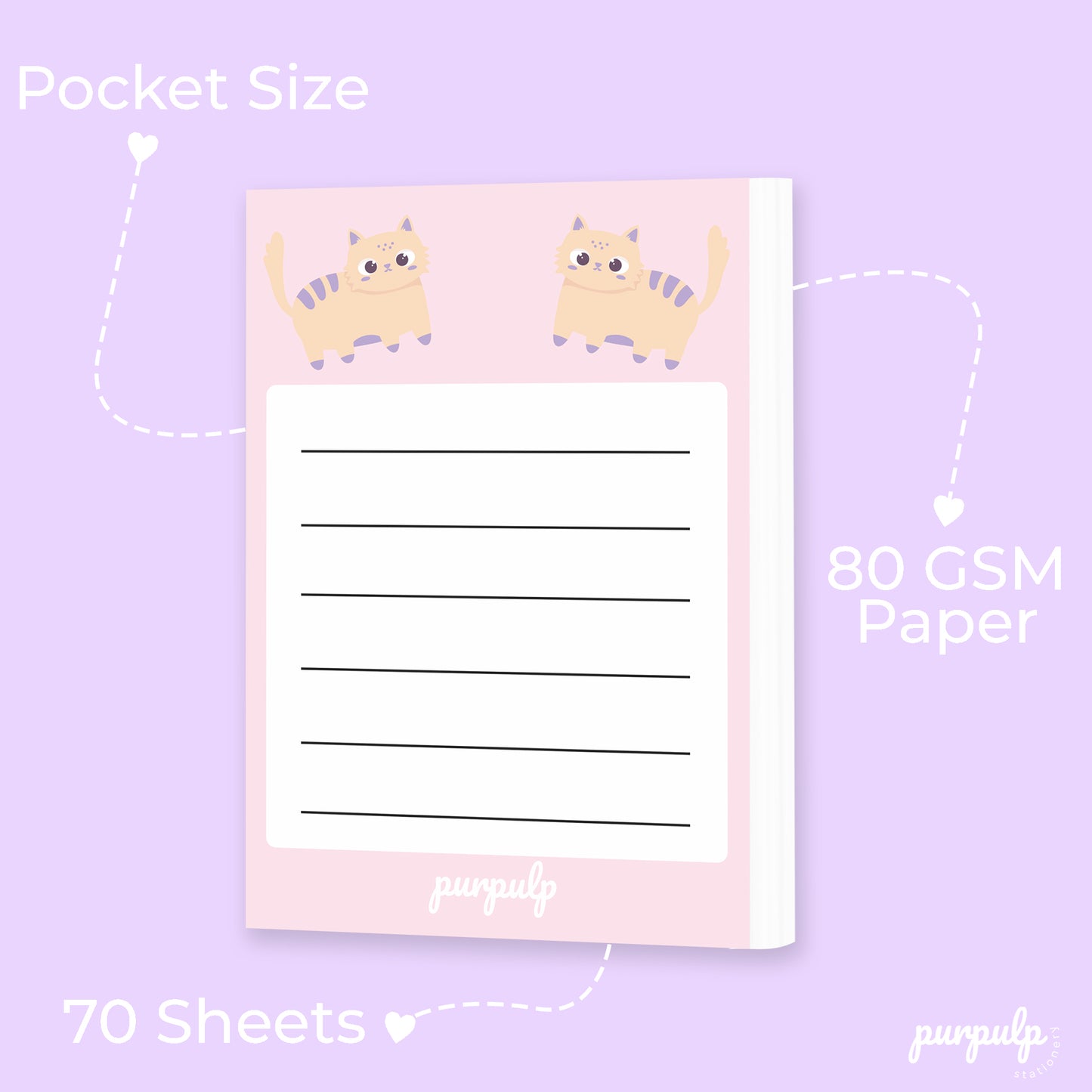 Pocket notepad - Cats