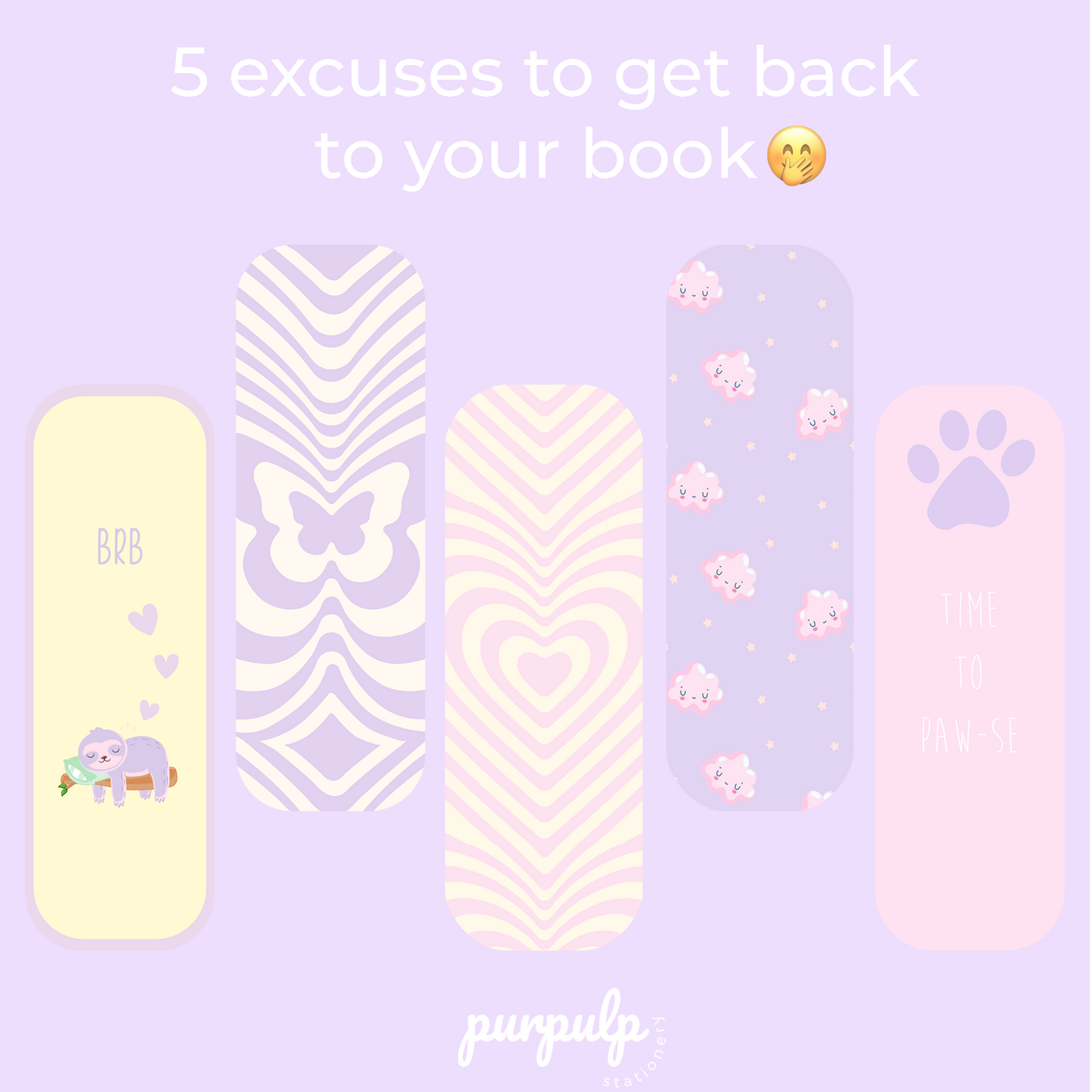 Bookmarks - Pack of 5