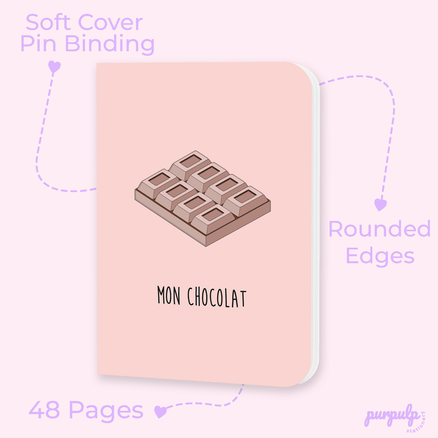 Pocket Notebook "Mon chocolat"