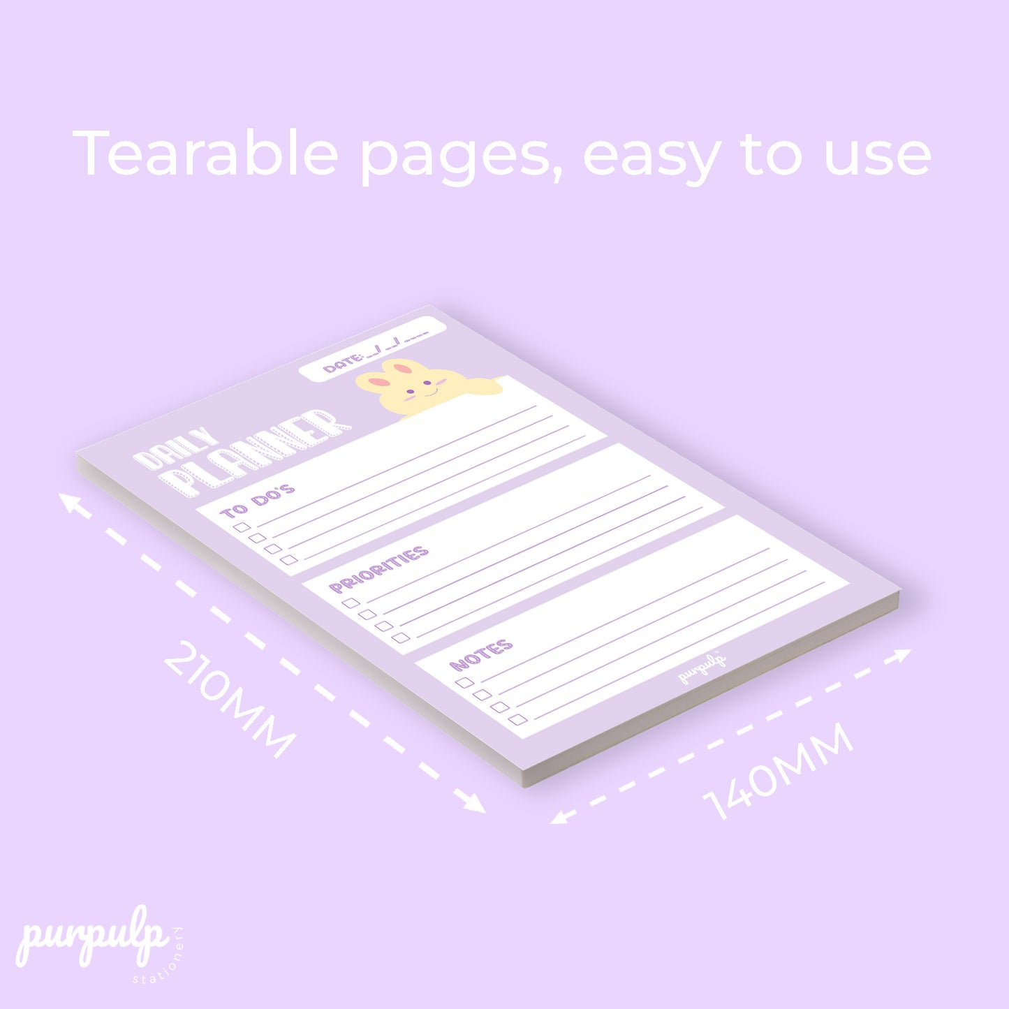 Daily Planner - Busy Bunny